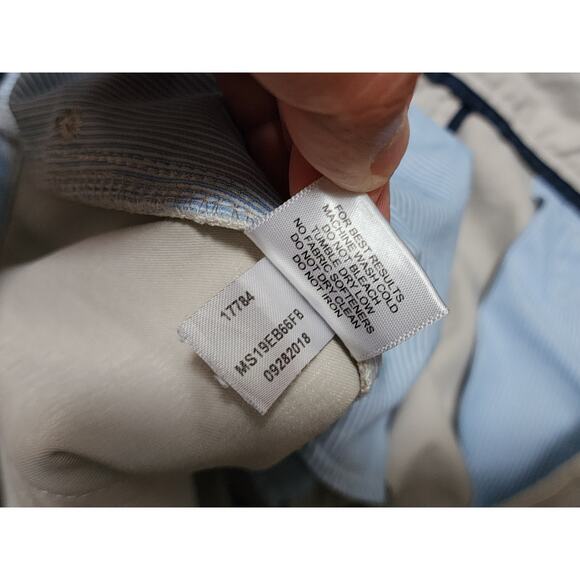 Peter Millar Crown Sport 5 Pocket eb66 Performance Golf Pants Stone Beige 35x32 - Picture 7 of 8